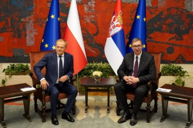 VUČIĆ I TUSK SE SASTALI! Važni razgovori sa premijerom Poljske! (FOTO)