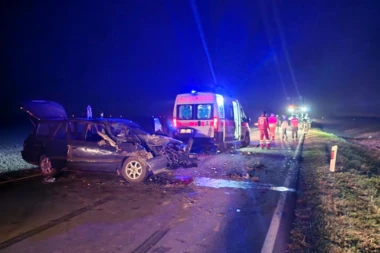 STRAVIČAN SUDAR AUTOMOBILA I TRAKTORA KOD BAČKOG PETROVCA! Saobraćaj obustavljen, sve nadležne službe na terenu! (FOTO)