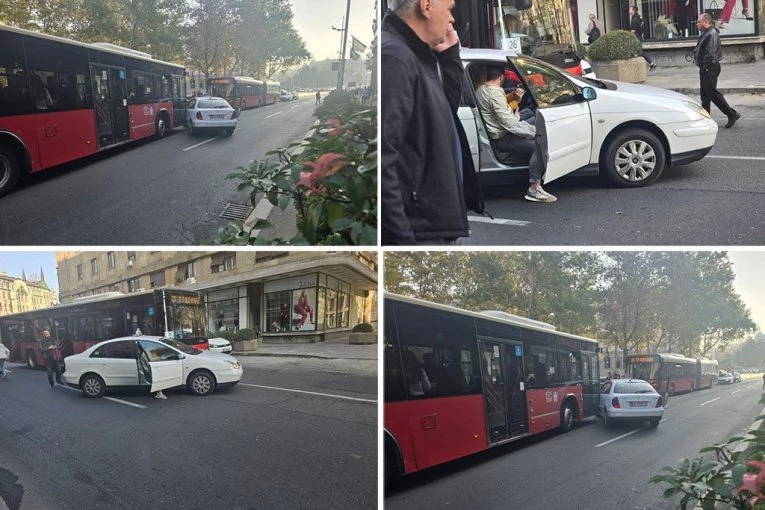 HAOS NA TRGU NIKOLE PAŠIĆA: Žestok sudar potpuno paralisao saobraćaj (FOTO)