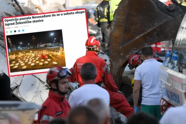 SRAMNO OKUPLJANJE NA DAN ŽALOSTI! Opozicija ponovo koristi srpske tragedije za skupljanje jeftinih političkih poena! (FOTO)