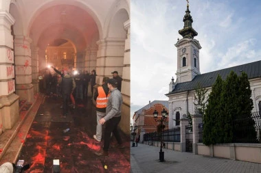 EPARHIJA BAČKA: Nasilni protesti nemaju veze sa molitvenim poštovanjem stradalih u Novom Sadu!