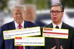 REGION SE ZAPALIO NAKON RAZGOVORA VUČIĆA I TRAMPA! Svi samo o tome bruje - "Srbija pristojna, Amerika velika"