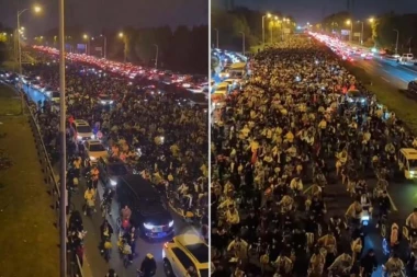 TREND NA DRUŠTVENIM MREŽAMA IZAZVAO KOLAPS U SAOBRAĆAJU: Na kraju morala da interveniše i policija zbog skoro 200.000 VOZILA (FOTO/VIDEO)