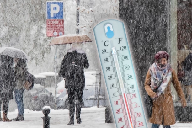 NAGLI PAD TEMPERATURE, SUSNEŽICA I SNEG! Danas u Srbiji padaće i kiša, a već od sutra dolazi ARKTIČKI TALAS