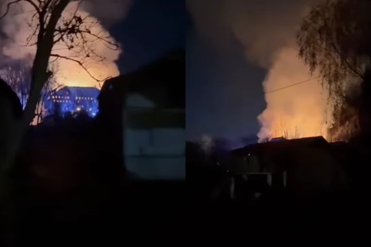 OGROMAN POŽAR U SOKOBANJI! Izgorelo celo poljoprivredno gazdinstvo, ostalo samo zgarište! (VIDEO)