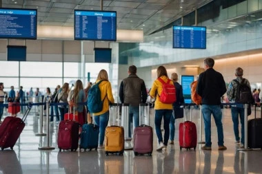 ZBOG LOŠEG VREMENA KASNE SKORO SVI LETOVI NA BEOGRADSKOM AERODROMU: Ako putujete naoružajte se strpljenjem