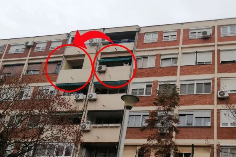 GO MUŠKARAC BEŽAO PREKO TERASE: Ćerka koja je ubila majku u Novom Beogradu tri dana ga držala zaključanog u stanu, jedva se spasao! (FOTO/VIDEO)