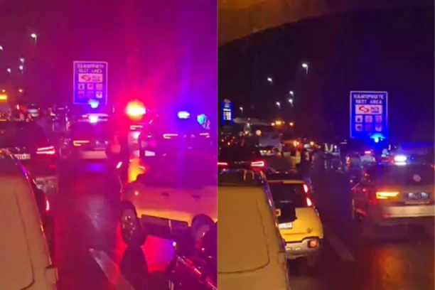 STRAVIČNA NESREĆA NA AUTO-PUTU KOD VELIKOG MOKROG LUGA! Učestvovalo i vozilo policije (VIDEO)