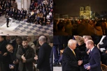 SVEČANA CEREMONIJA OTVARANJA REKONSTRUISANE KATEDRALE NOTR DAM: Pariski nadbiskup otvorio Notr Dam, Makron održao govor pred VIP zvanicama (VIDEO)