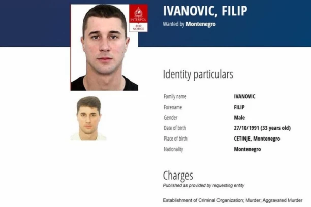 RASPISANA JAVNA CRVENA INTERPOLOVA POTERNICA ZA FILIPOM IVANOVIĆEM! Veoma opasan, ako ga vidite odmah zovite policiju!