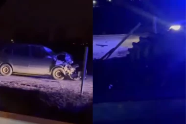 JOŠ JEDNA JEZIVA NESREĆA! Težak sudar automobila i traktora u Vranju, snimak sa mesta nezgode ledi krv! (VIDEO)