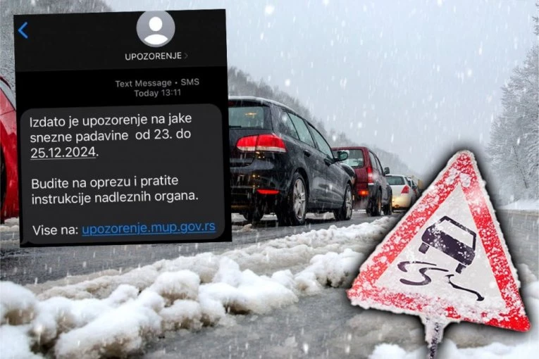 GRAĐANIMA STIGAO SMS UPOZORENJA! Sprema se VELIKA NEPOGODA - evo šta piše u poruci! (FOTO)