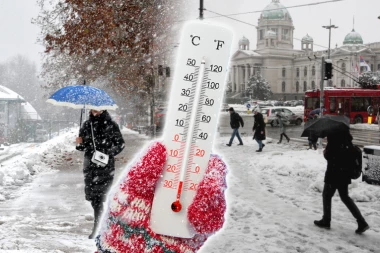 SRBIJU ČEKA POLARNA NOĆ, BIĆE I MINUS 15: Sutra još kreće i sneg, a EVO GDE ĆE BITI NAJGORE