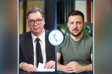 PREDSEDNIK VUČIĆ TELEFONOM RAZGOVARAO SA ZELENSKIM: Evo detalja! (FOTO)