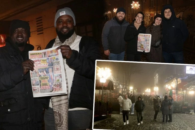 AFRIKANCI I TURCI ČITAJU SRPSKI TELEGRAF! Oduševljeni provodom u Beogradu za Novu godinu: "Došli smo da trošimo lire!" (FOTO)