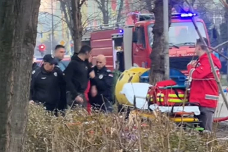 INCIDENT TOKOM POŽARA UZ ČAČKU! Priveden muškarac zbog sukoba sa policijom! (VIDEO)