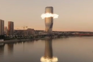 SAMO BOLESTAN UM OVO MOŽE DA SMISLI! U filmu rado viđenog gosta N1 ruši se Kula Beograd! (VIDEO)