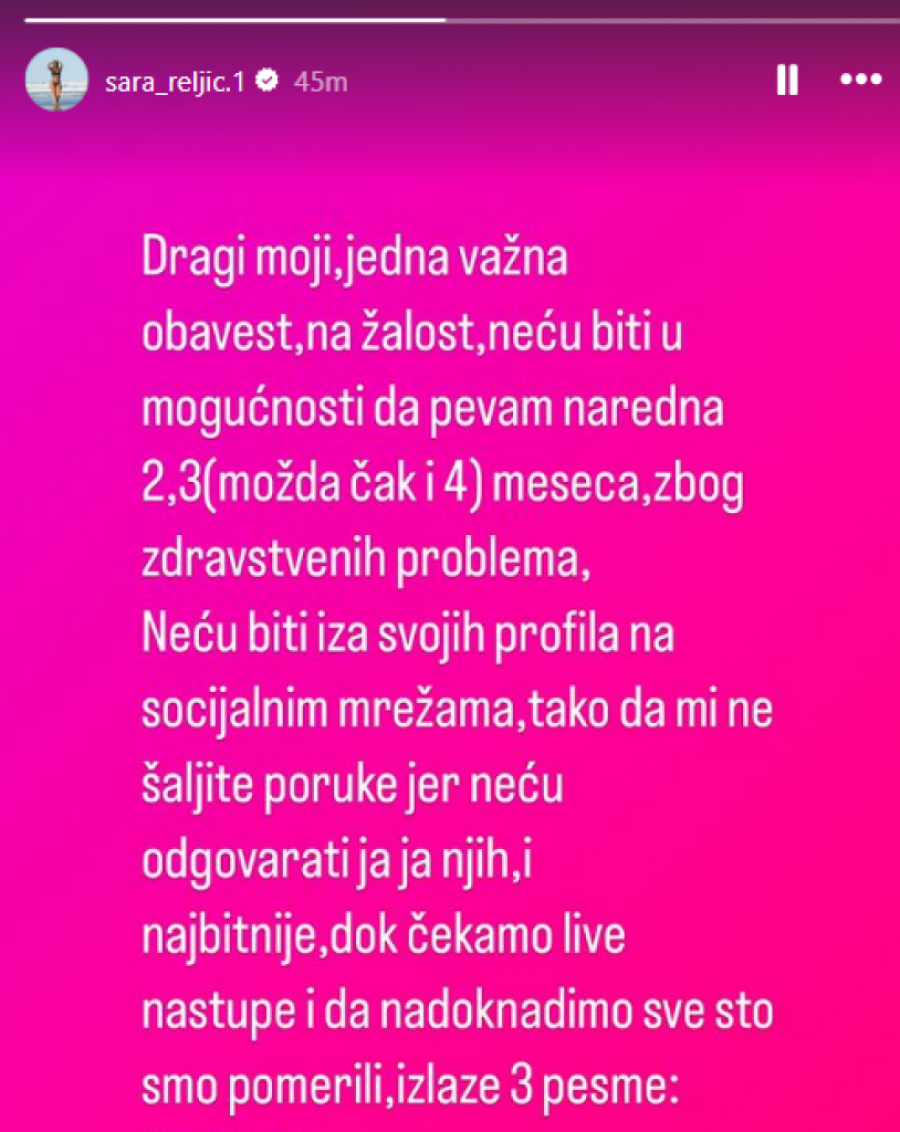 NAŠA PEVAČICA HITNO OPERISANA! Nakon hospitalizacije tim lekara ODMAH reagovao, oglasila se njena majka - evo u kakvom je STANJU!