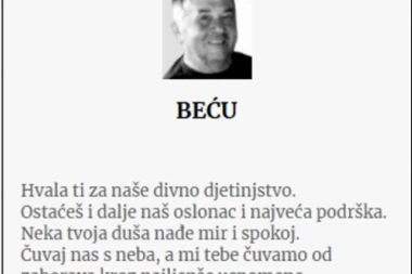 DETINJSTVO SE TVOJIM IMENOM ZVALO! VOLIMO TE ANĐELE NAŠ: Unuci se srceparajućim rečima opraštaju od Radivoja Markovića ubijenog na Cetinju! (FOTO)