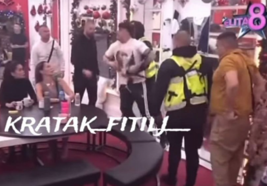 OBEZBEĐENJE IZBACILO TERZU! Napravio HAOS na Božić - skočio na Uroša Stanića i krenuo da ga DAVI, voditelj odmah reagovao! (VIDEO)