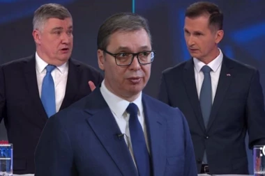 UDARAJU NA VUČIĆA NEPRESTANO! Glavna tema predsedničke debate Milanovića i Primorca PREDSEDNIK SRBIJE! (VIDEO)