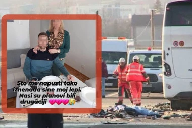 "BOG JE UZEO MOJE SUNCE, NEMA VIŠE SINA MOG": Majka nastradalog Uroša Hrnjića (29) kod Umke rasplakala Srbiju svojom objavom!