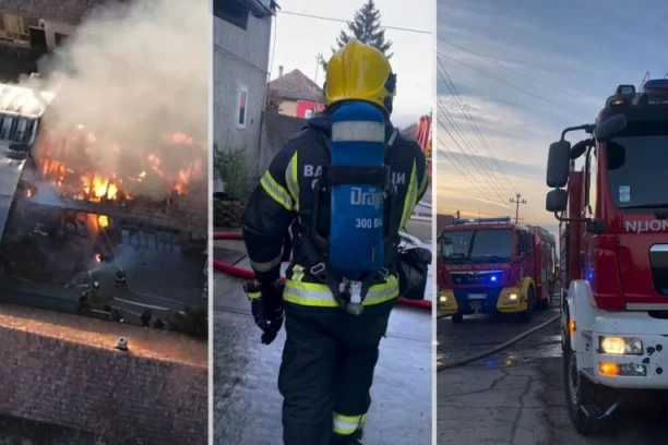 NEVEROVATNA AKCIJA VATROGASACA: Veliki požar u Budisavi - Zastrašujući kadrovi borbe!