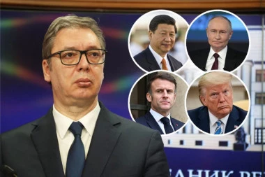 VUČIĆU ČESTITKE IZ CELOG SVETA! Tramp, Putin, Makron i Si Đinping na listi lidera koji su predsedniku Srbije čestitali Dan državnosti