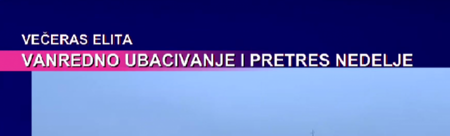 VEČERAS SE MENJA TOK ELITE! Hitna ODLUKA produkcije, nema IZBORA POTRČKA, a evo šta je na programu! (FOTO)