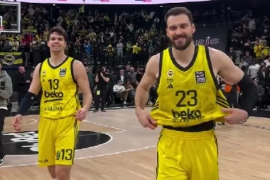 FENER SLAVIO U PARIZU: Gudurić odigrao za Zvezdu Meridianbet i Partizan - plej-of je tako blizu!